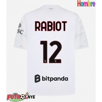 Camiseta AC Milan Adrien Rabiot #12 Visitante Equipación 2026-27 manga corta